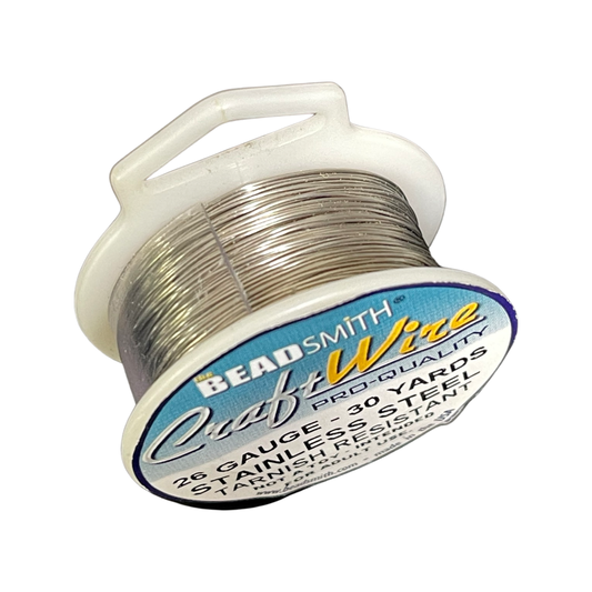 CRAFT WIRE 26 GA STAINLESS STEEL 30 YD NON TARNISH