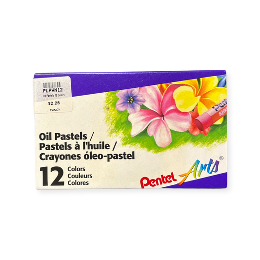 Oil Pastels 12 Colors Pentel