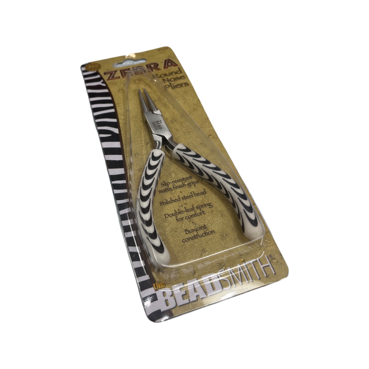 PLIER ROUND NOSE ZEBRA 1 PC