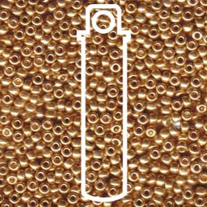 SEED BEAD 6/0 METAL GOLD 24 KT 30 GRAMS MIYUKI
