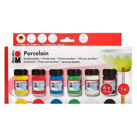 MARABU PORCELAIN PAINT SET