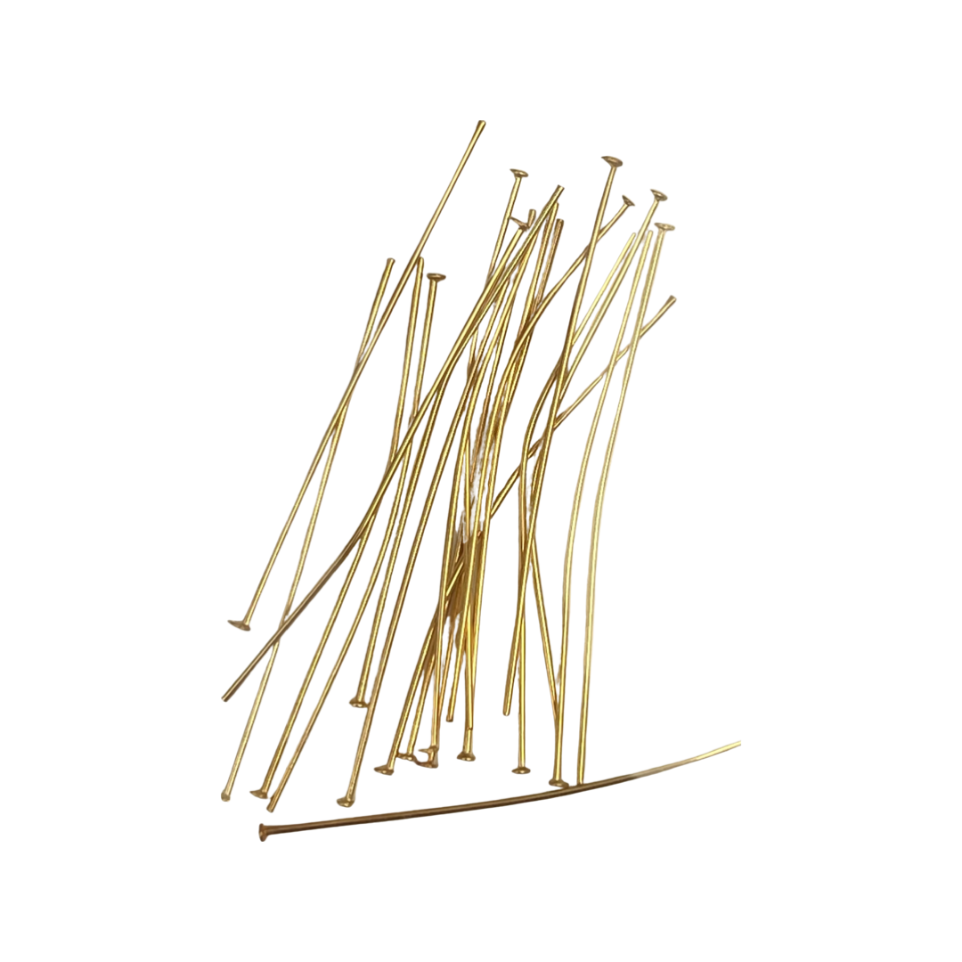 HEADPIN SST GP 24KT 40MM 23GA 20PC