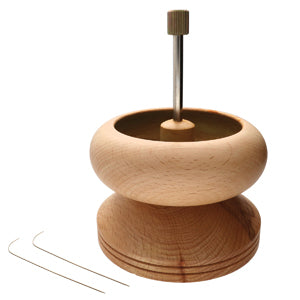 WOOD SPINNER FOR SEED BEADS
