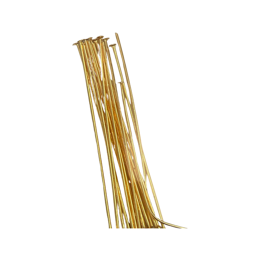 HEADPIN GOLD PLATE 18KT 45MM