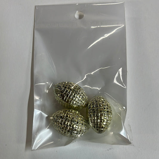 ACRYLIC OVAL 27MM 3PC