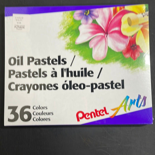 Oil pastels 36 pc Pentel
