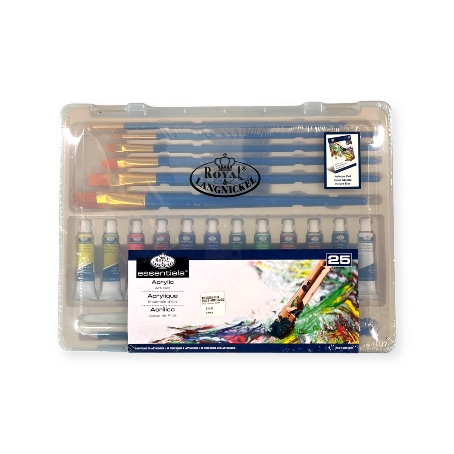 ACRYLIC PAINT SET CLEARVIEW LARGE