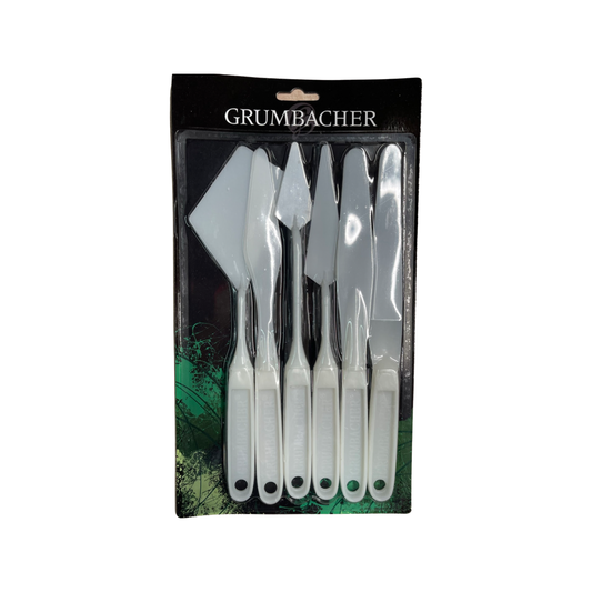 PALETTE KNIFE SET PLASTIC 6 PC