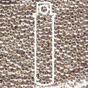 SEED BEAD 8/0 GALVANIZED SILVER 22 GM MIYUKI