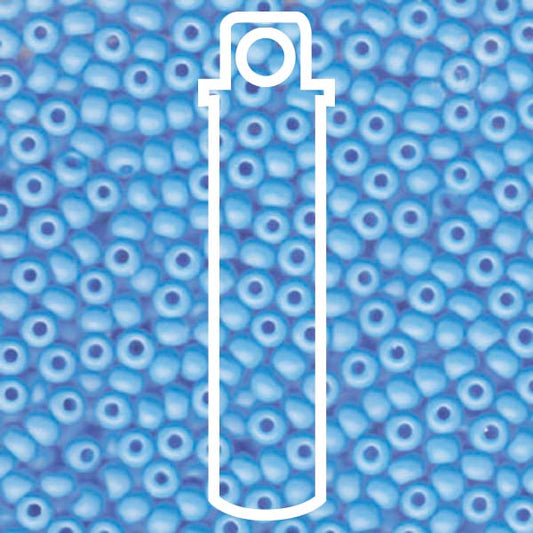 SEED BEAD 8/0 LIGHT BLUE MATTE MIYUKI 22 GM