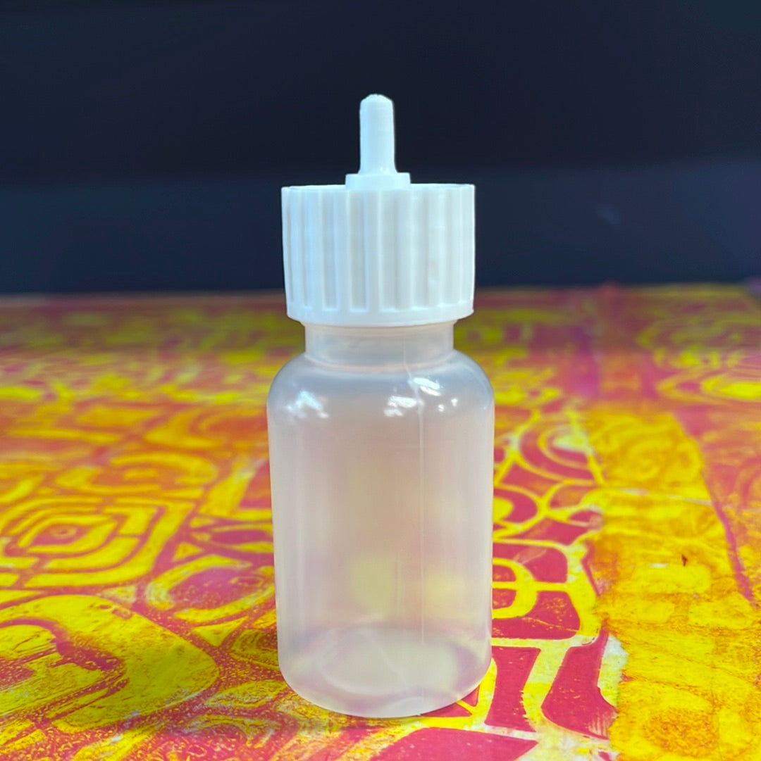 BOTELLA 30ML PLÁSTICA CON GOTERO BLANCO 5PC