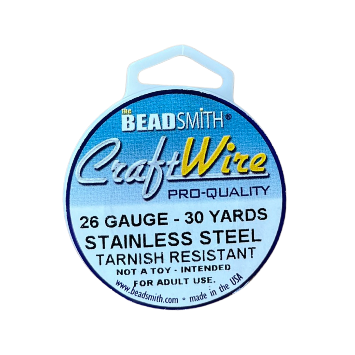 CRAFT WIRE 26 GA STAINLESS STEEL 30 YD NON TARNISH