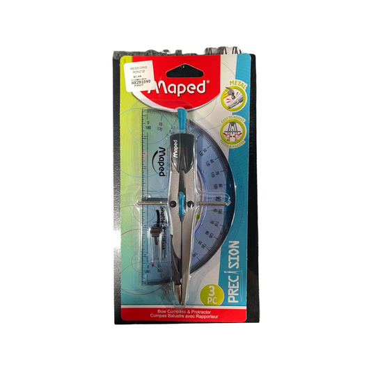 COMPASS PROTRACTOR PRECISION SET