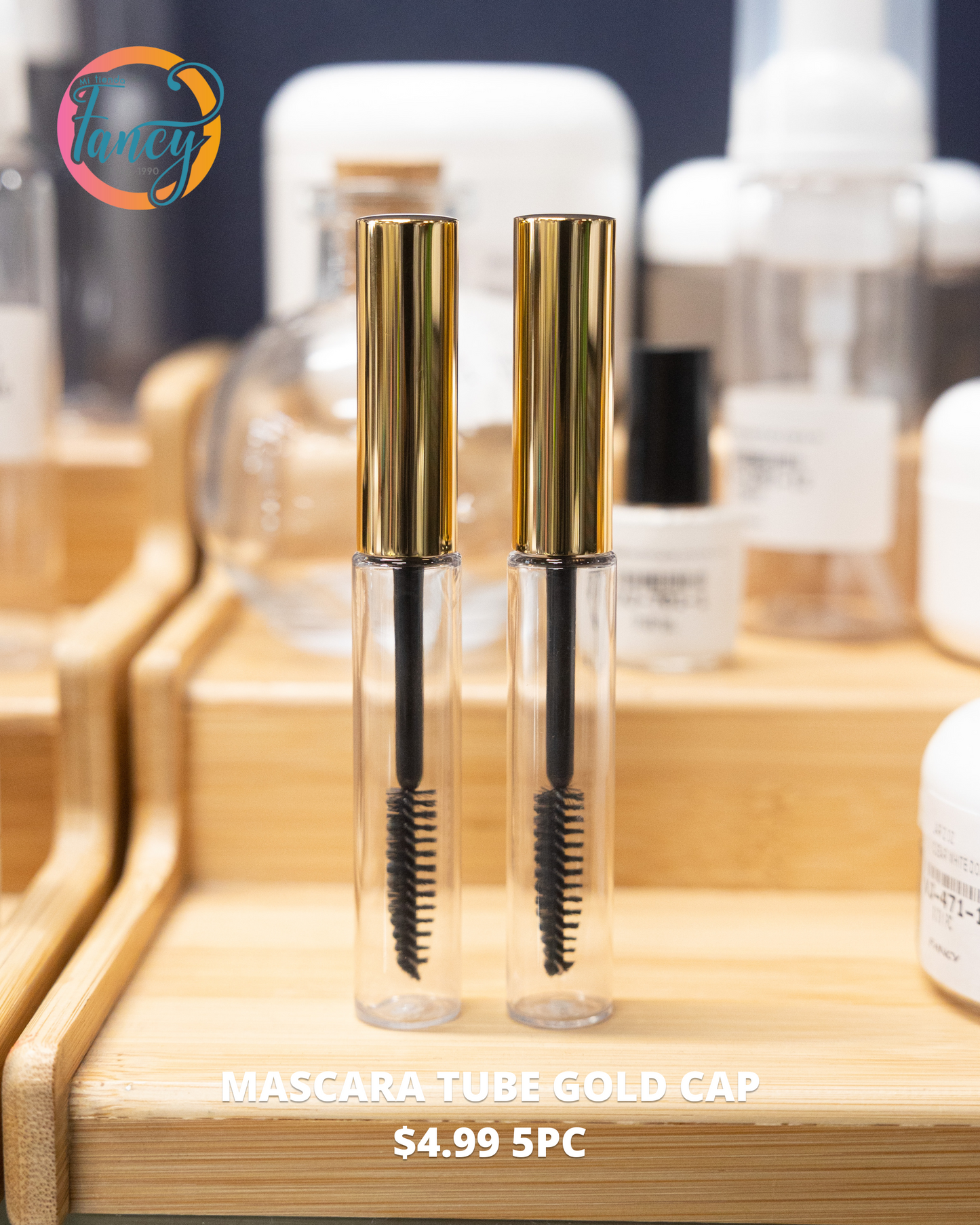 MASCARA TUBE GOLD CAP 5 PCS