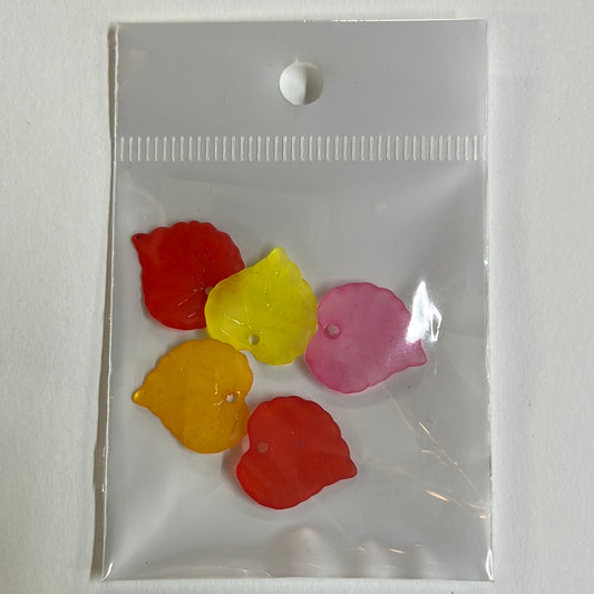 CHARM ACRYLIC FROSTED LEAF MULTIN16NN 5 PC