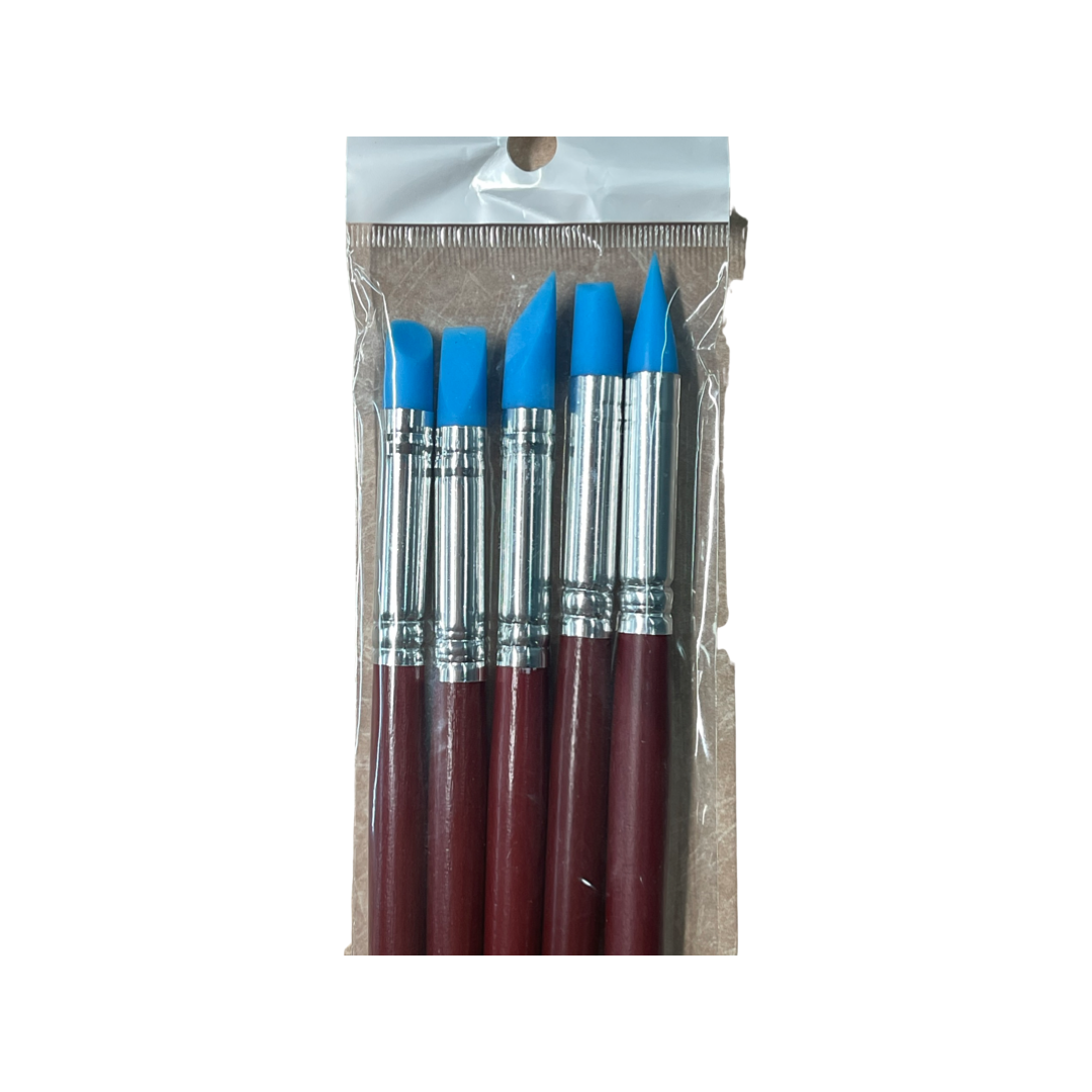 BRUSH SET SILICONE 5 PC