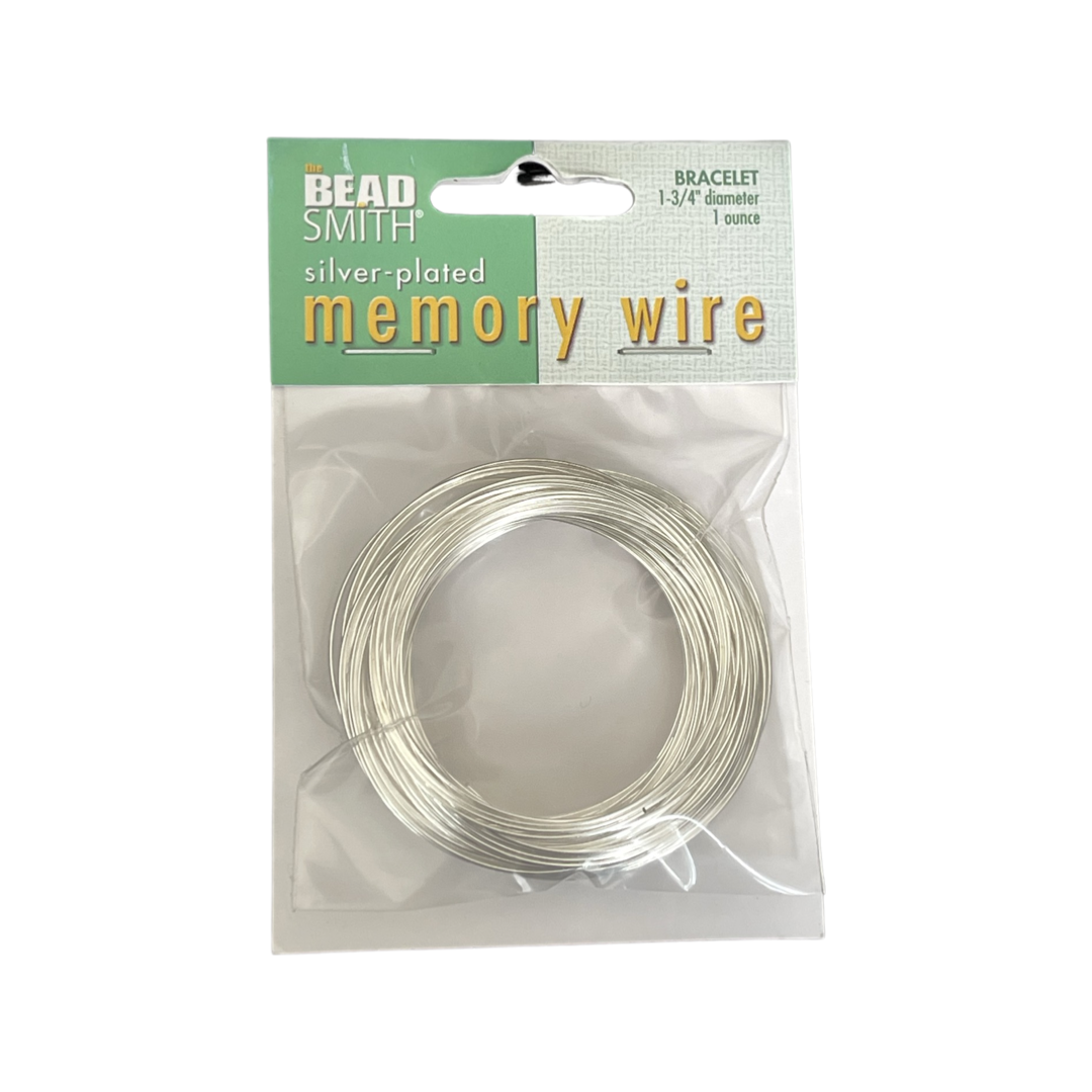 MEMORY WIRE BRACELET SILVER PLATED 1.75 IN 1 OUNCE