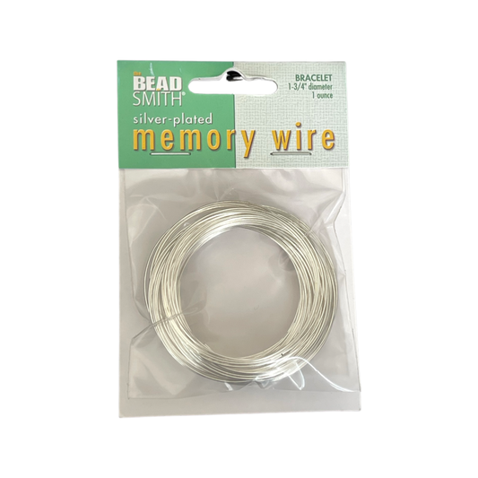MEMORY WIRE BRACELET SILVER PLATED 1.75 IN 1 OUNCE