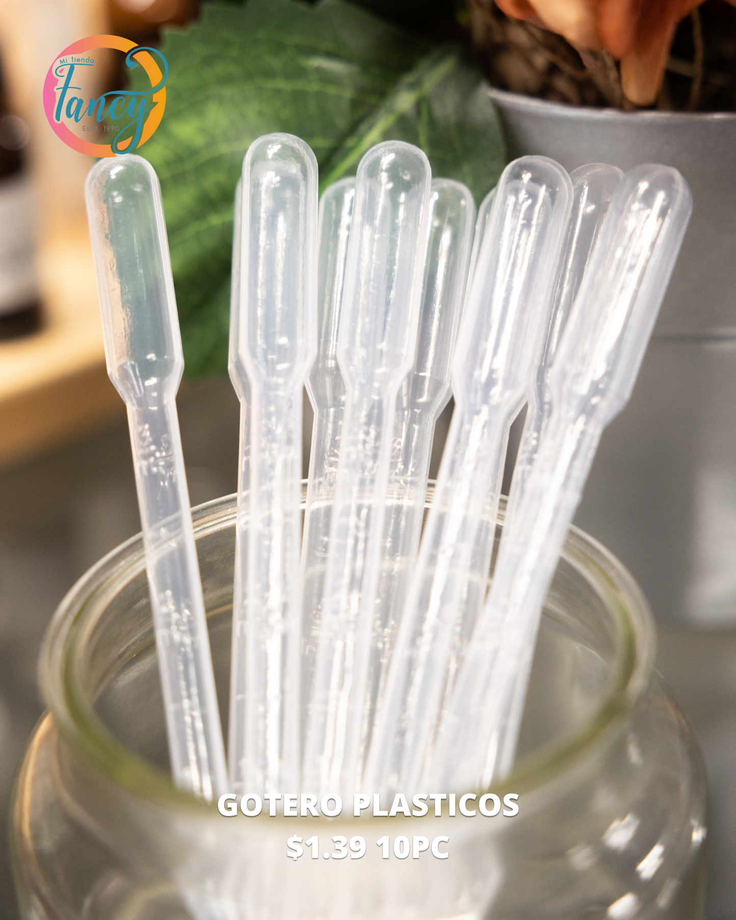 GOTERO PLÁSTICO 10PC