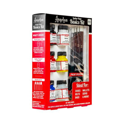 ÁNGELUS LEATHER PAINT BASICS KIT