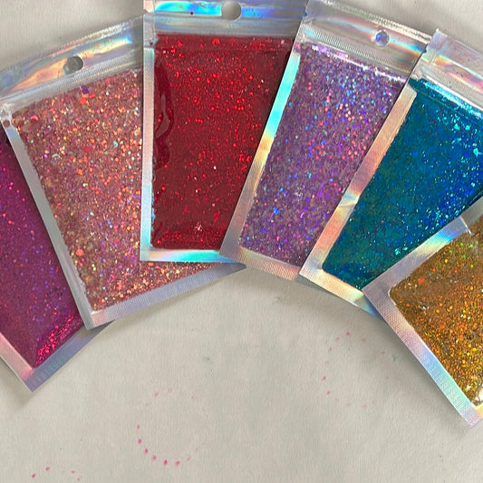 Brillos (Escarchas) para colorear resina