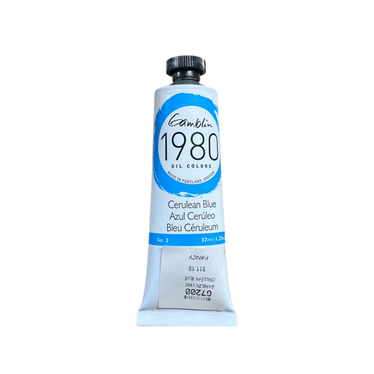 GAMBLIN 1980 OIL 37ML CERULEAN BLUE