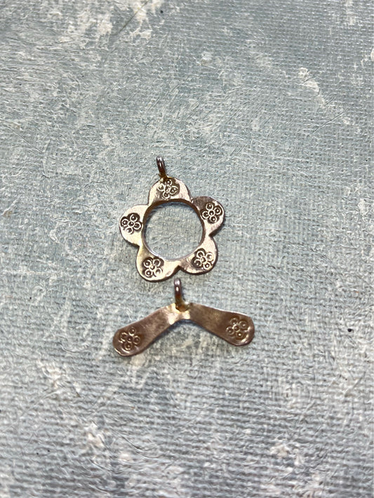 Toggle sterling silver 1 set