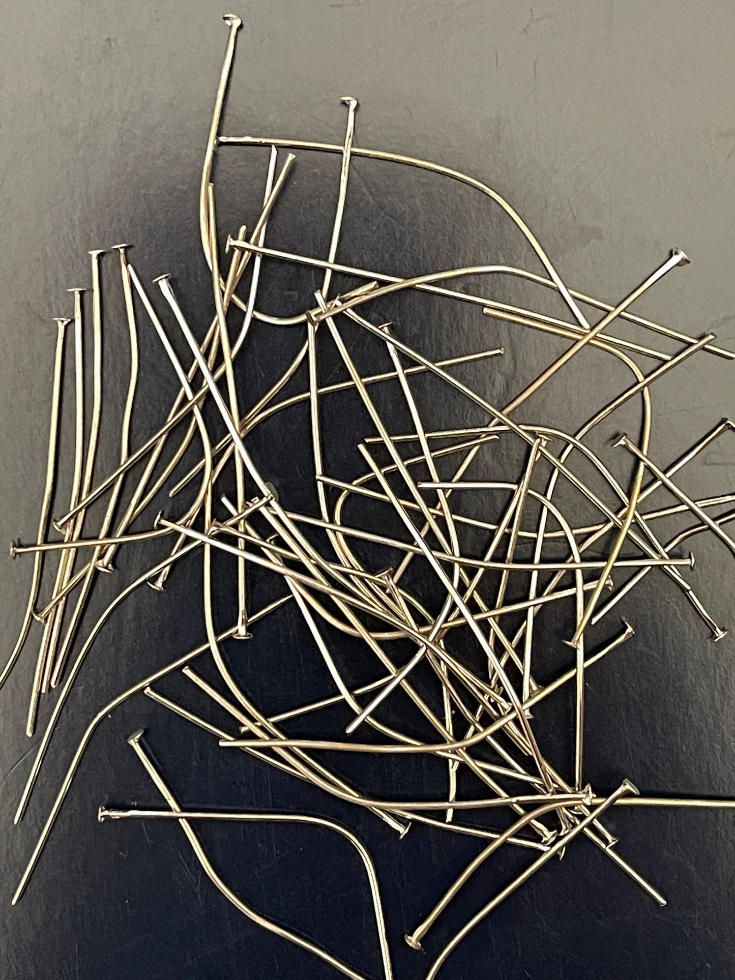 HEADPIN SILVER PLATE 2 INCHES 50 PC