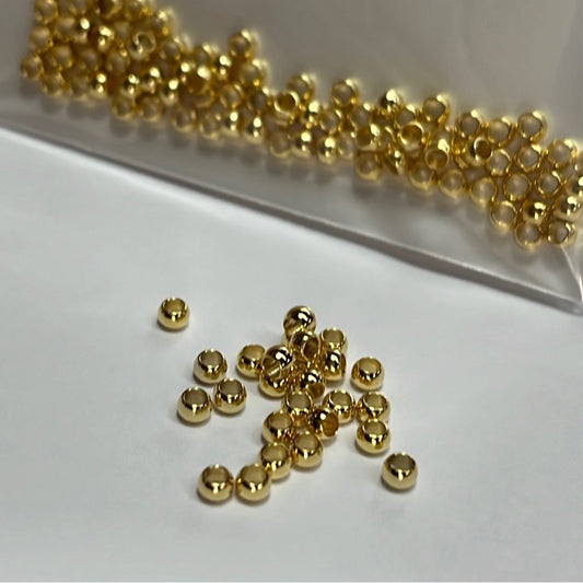 CRIMP BEAD SST GP 2.5x1.5MM 3GM