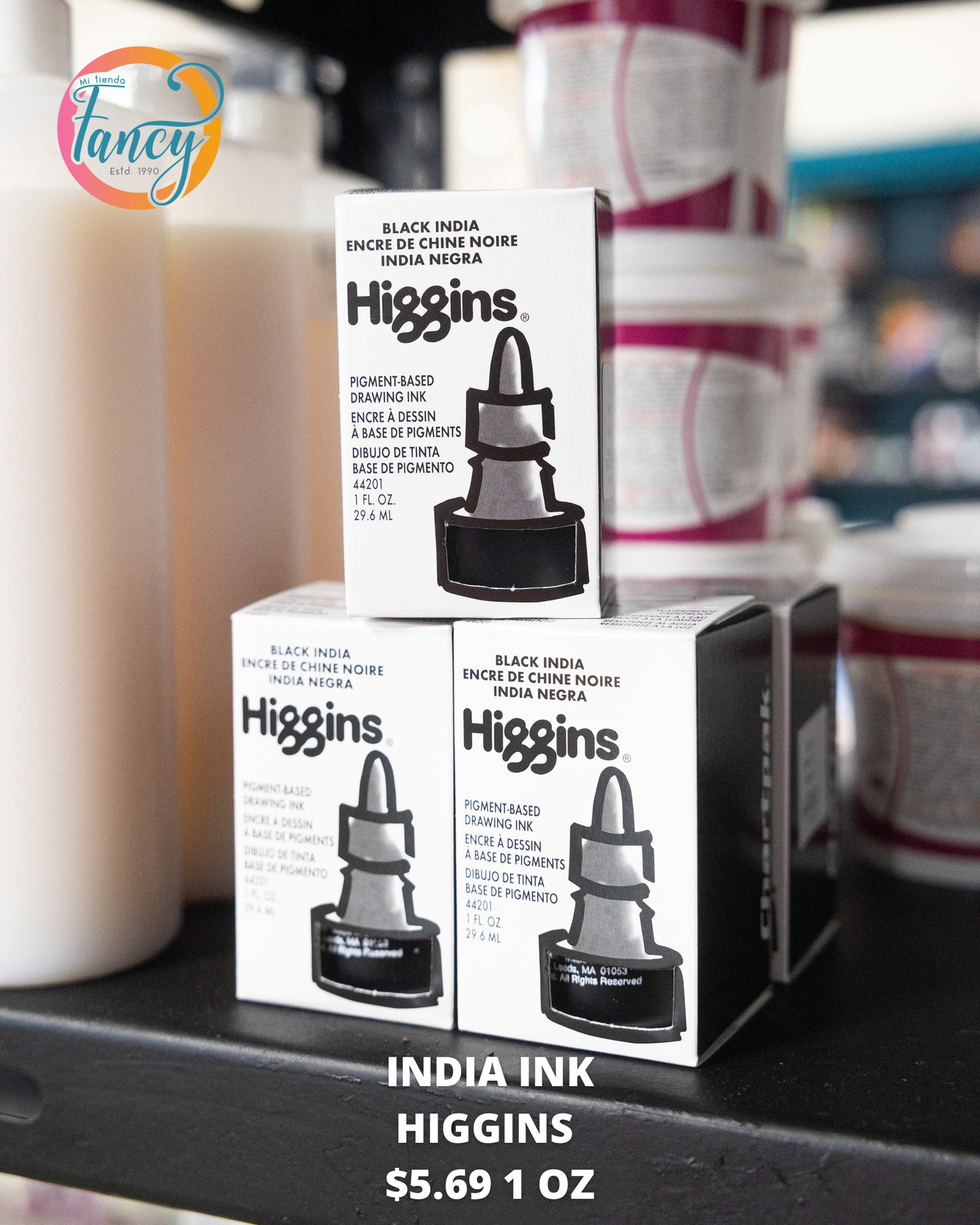 INDIA INK HIGGINS 1 oz