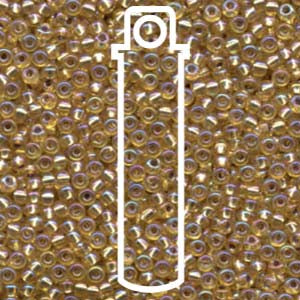 SEED BEAD 8/0 GOLD AB MIYUKI 22 GM