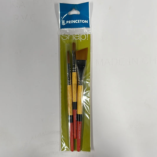 BRUSH SET PRINCETON SNAP! 1 SHADER AND 2 ROUNDS