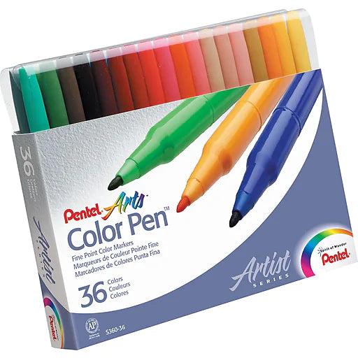 MARKERS PENTEL 36pc