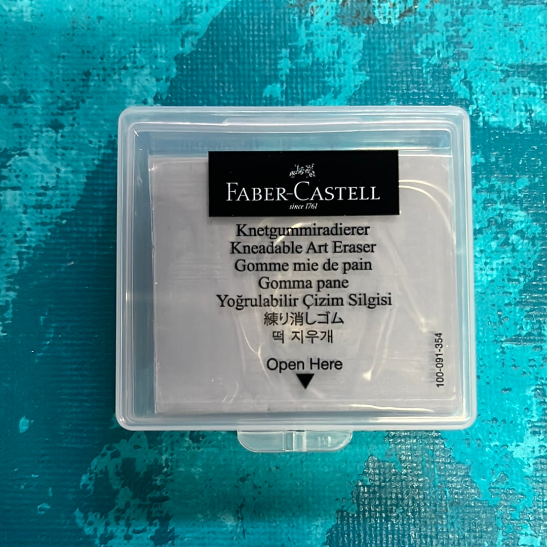 ERASER FABER CASTELL  1 GRAY WITH CASE 1 PC