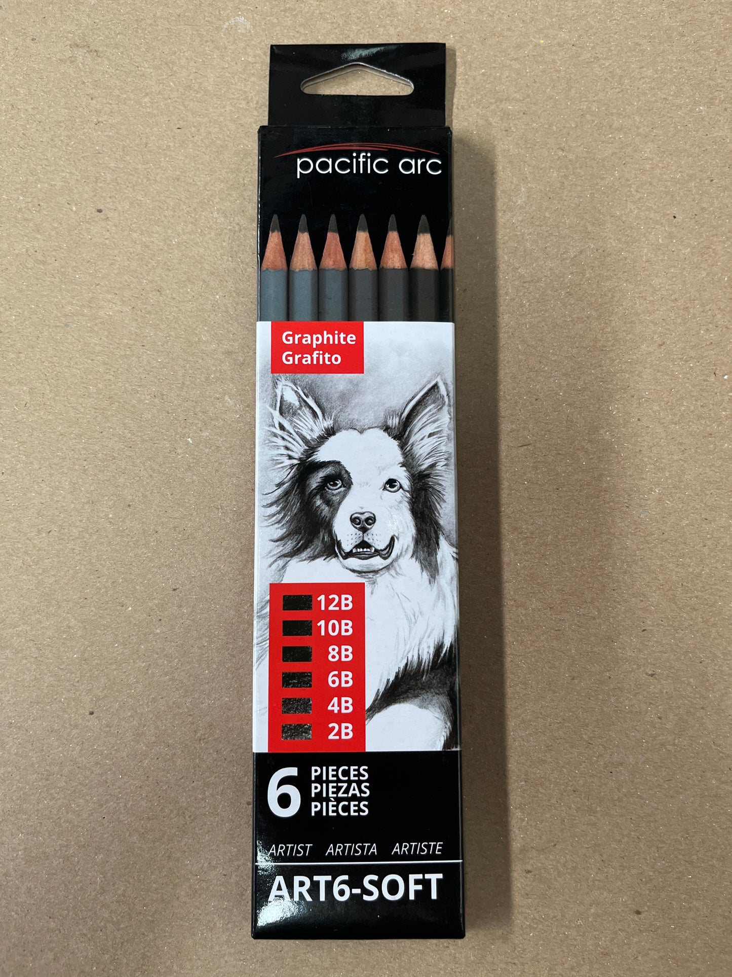 DRAWING PENCIL SET SOFT  6 PC