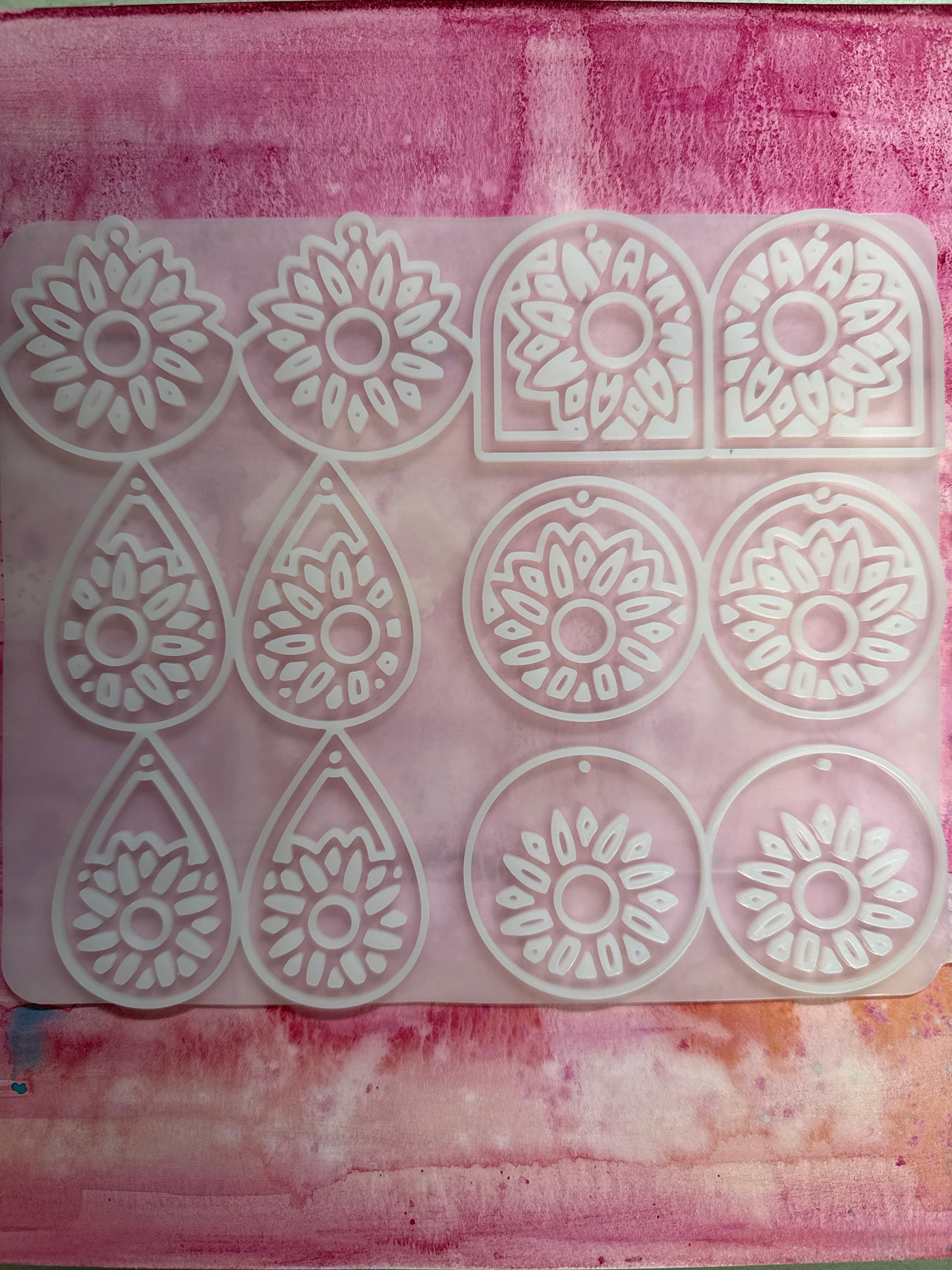 MOLD RESIN PENDANTS 12 CAVITIES 1 PC