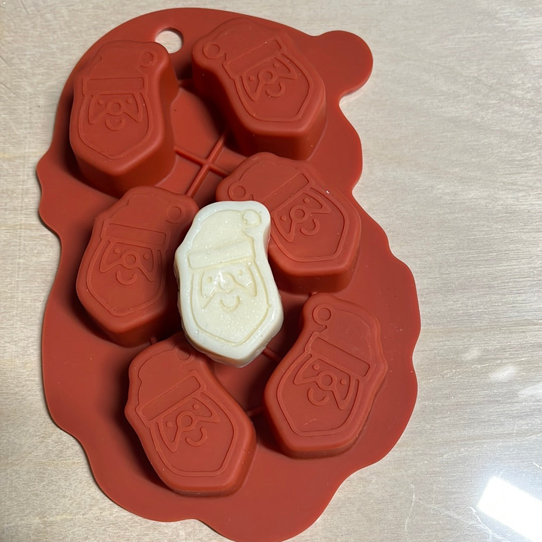 MOLDE SILICONE SANTA MINIATURA  1 PC