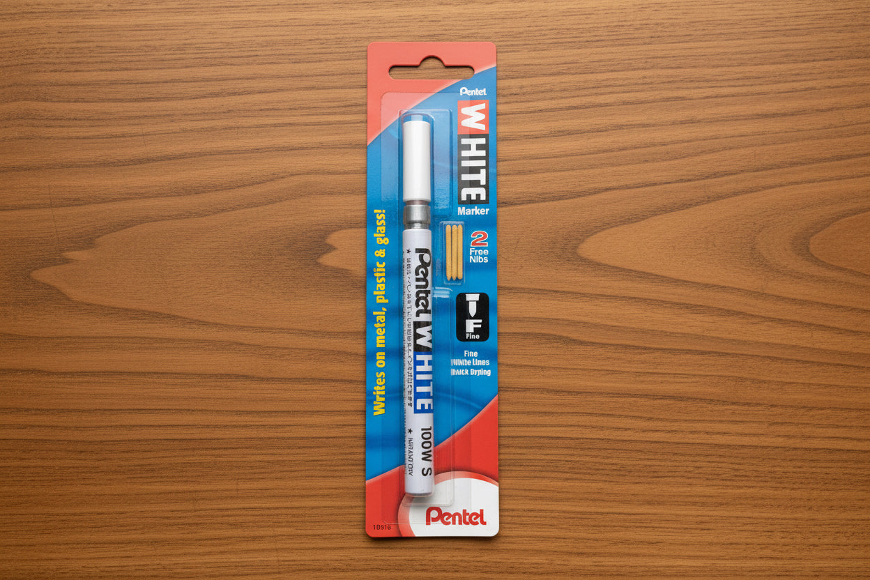 PENTEL WHITE FINE CARDED