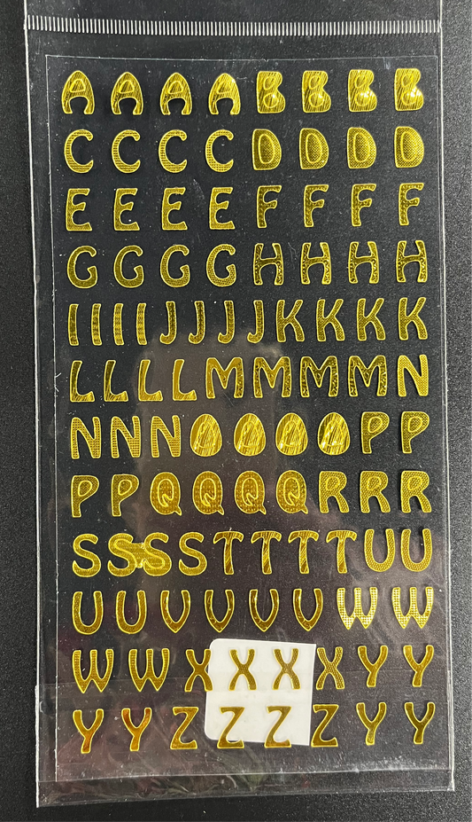 STICKERS LETTERS