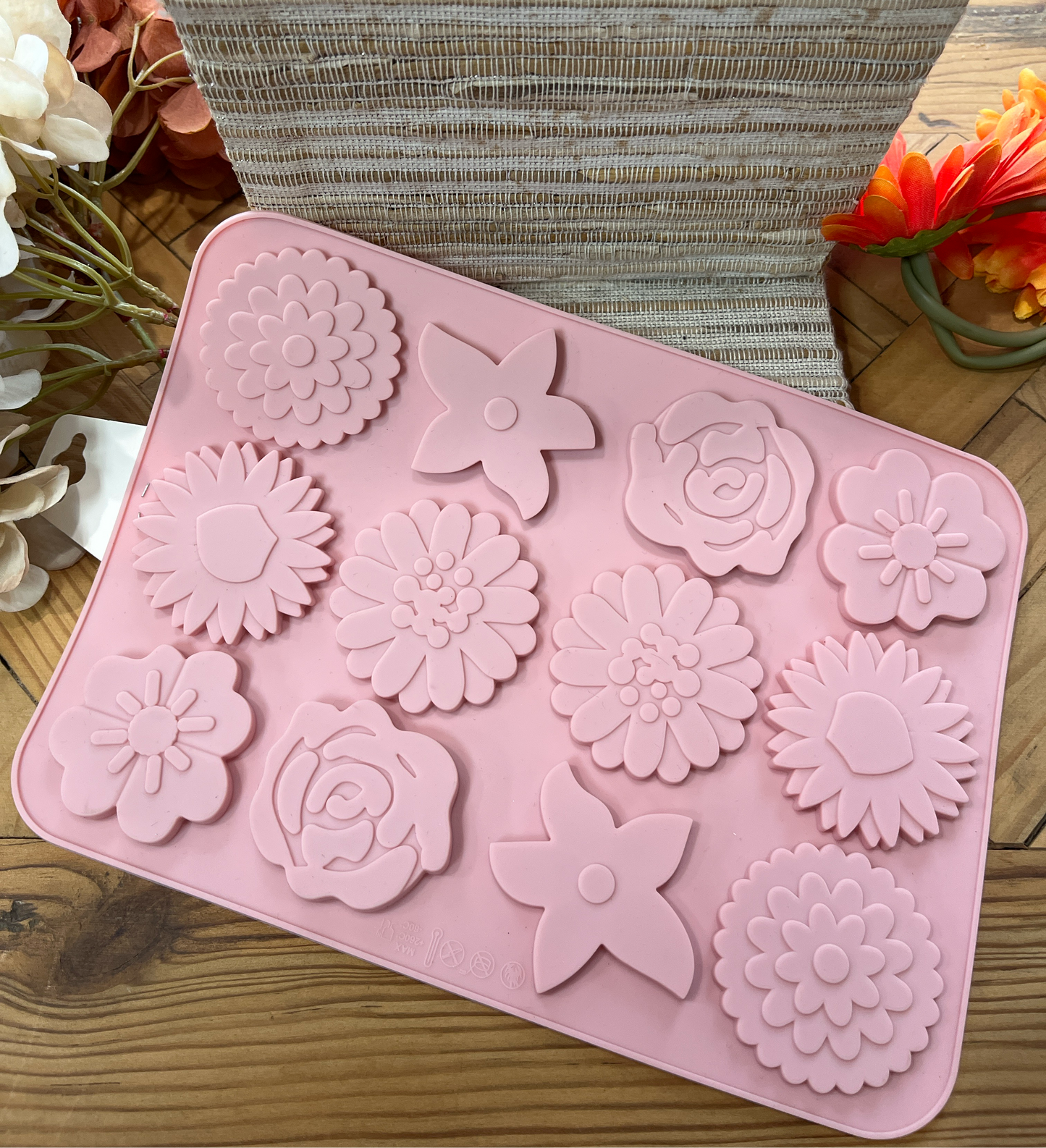 MOLD SILICONE FLOWERS