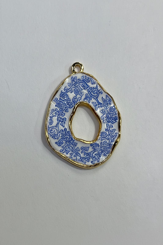 TEARDROP FLOWER PATTERN SST CHARM