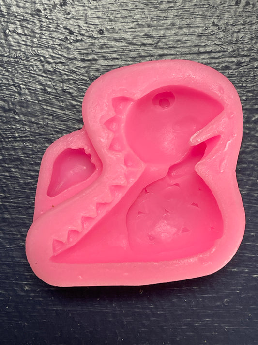 Mold resin baby dino bird 1 pc