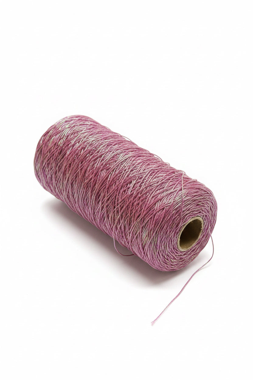 SHINY METALLIC CROCHET YARN 1 mm. Per yard