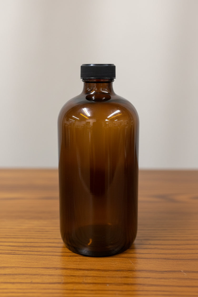 BOTELLA AMBAR 16 ONZAS  1 PC