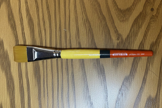 Brush flat 1 inch for wash