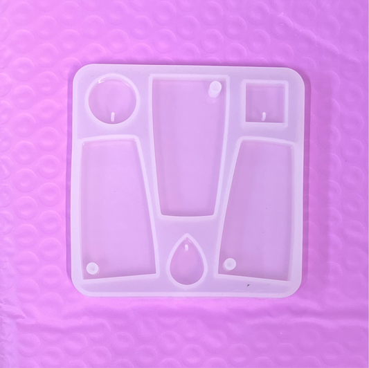 RESIN SILICONE MOLD EARRINGS