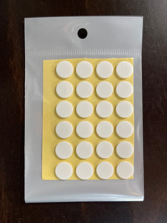 Wick sticker 1 cm diameter  24 pcs