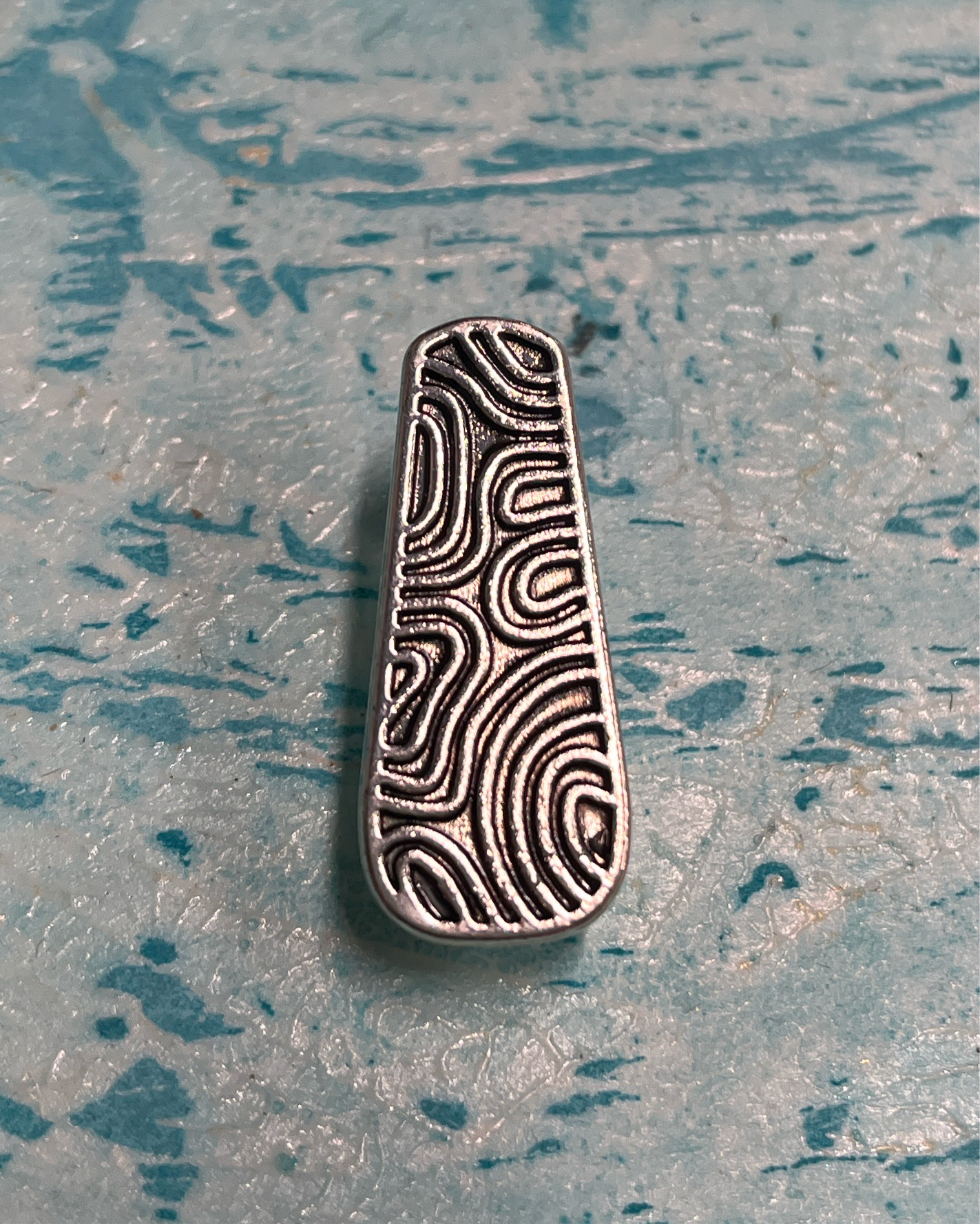 Bail magnetic platinum 30x10 mm 1 pc