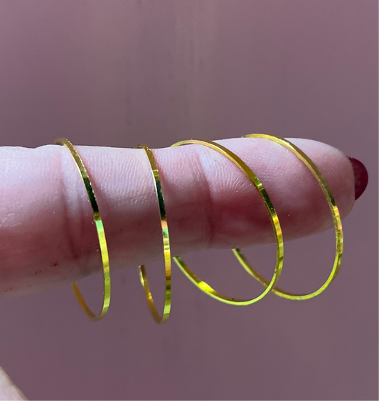RING GOLD. 30 mm