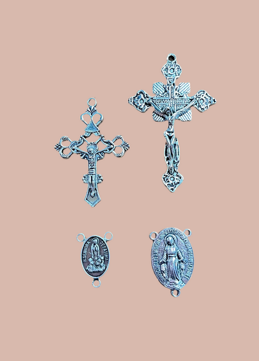 ROSARY SET CROSS & CENTER